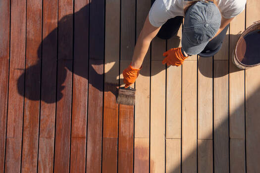 wood repair and staining service whittier